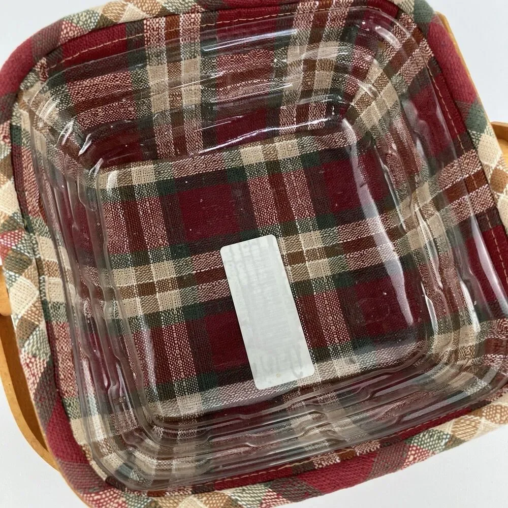 Longaberger Small Berry Basket 2000 | Signed /w Liner Dresden Tour VTG (11312)